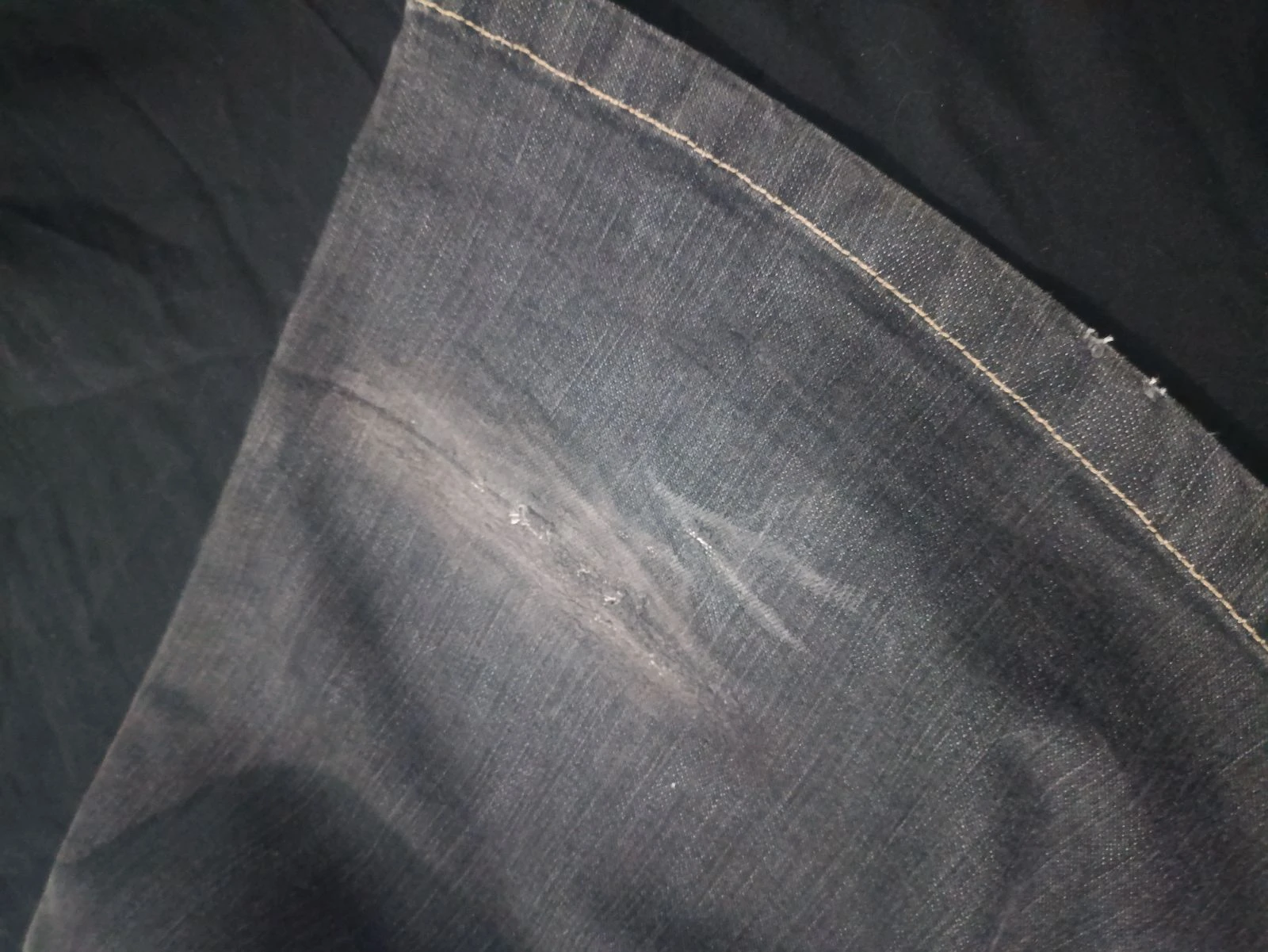 Y2K Dark Wash Low Rise Flared Bootcut Jeans com Detalhes de Fivela na Cintura. Tamanho 36. – photo 12